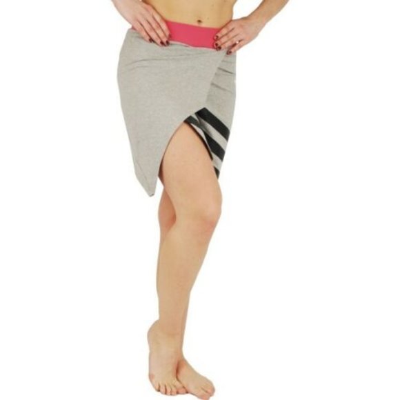 ADIDAS ORIGINALS Couture AJ7163 SKIRT Grey Heather - Picture 3 of 5